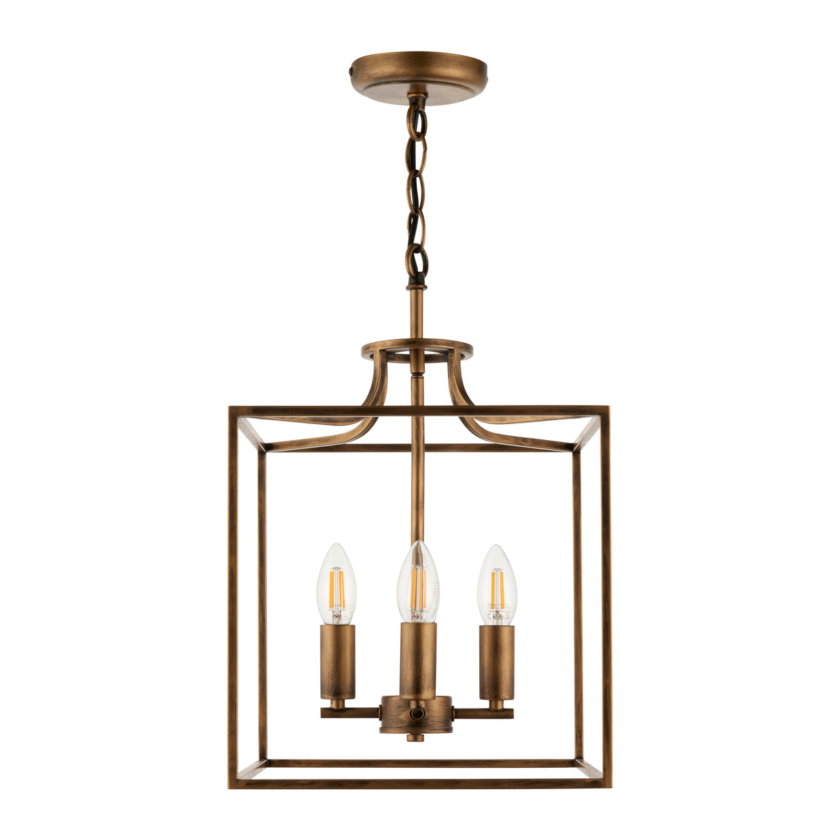 Pagazzi Grove Matte Antique Brass Ceiling Light Pendant