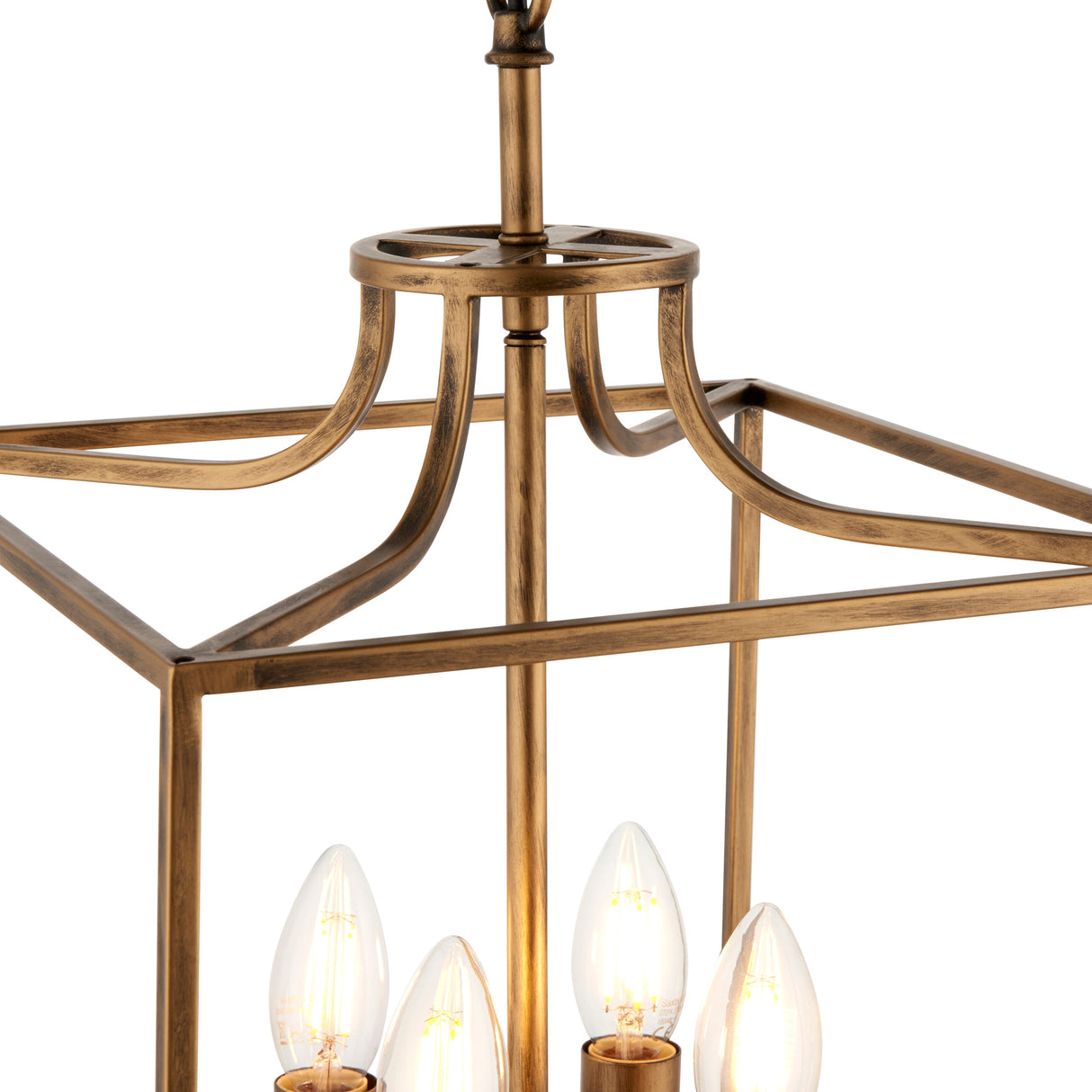 Pagazzi Grove Matte Antique Brass Ceiling Light Pendant