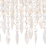 Pagazzi Winona Large Crystal Flush Ceiling Light