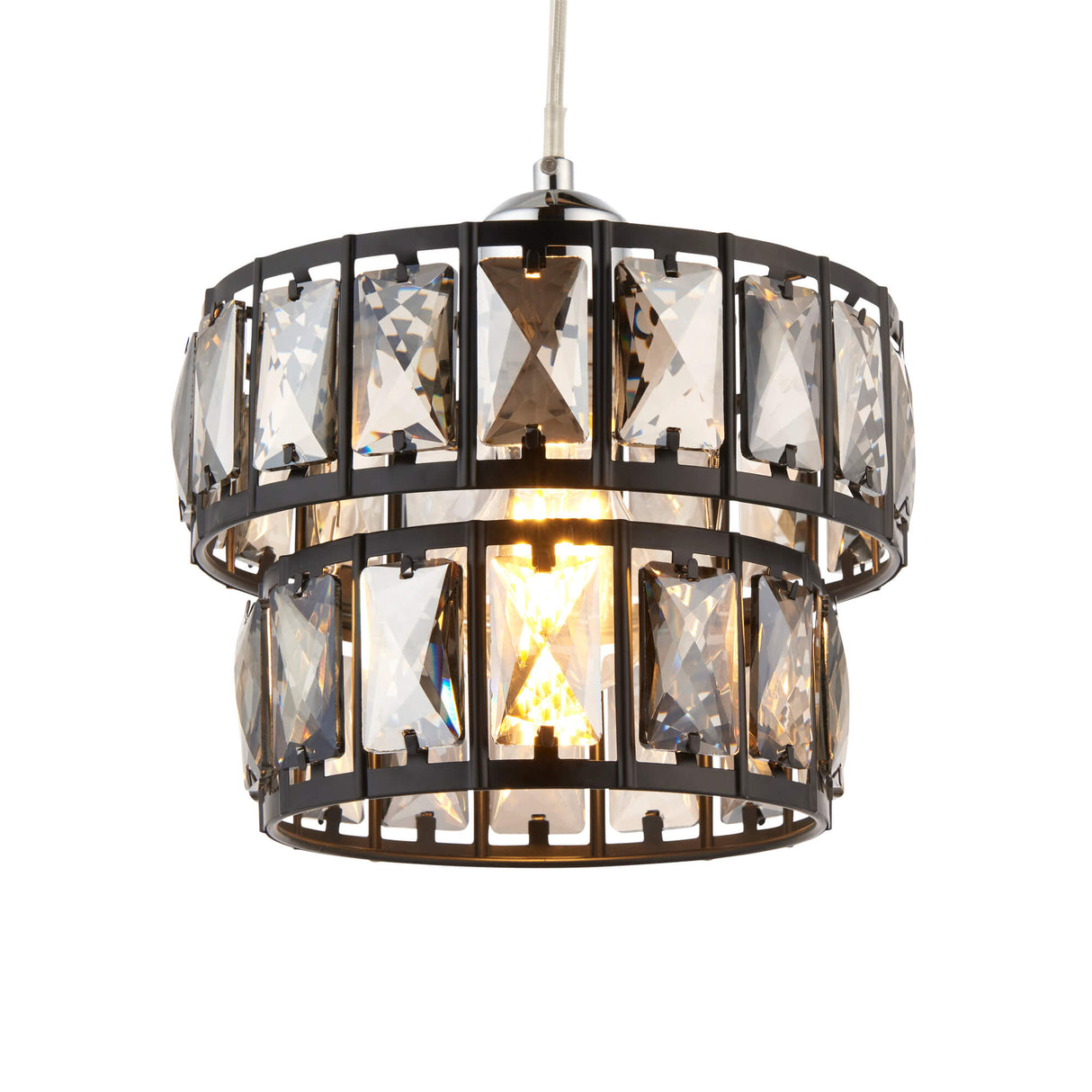 Pagazzi Darla Black Ceiling Pendant Shade
