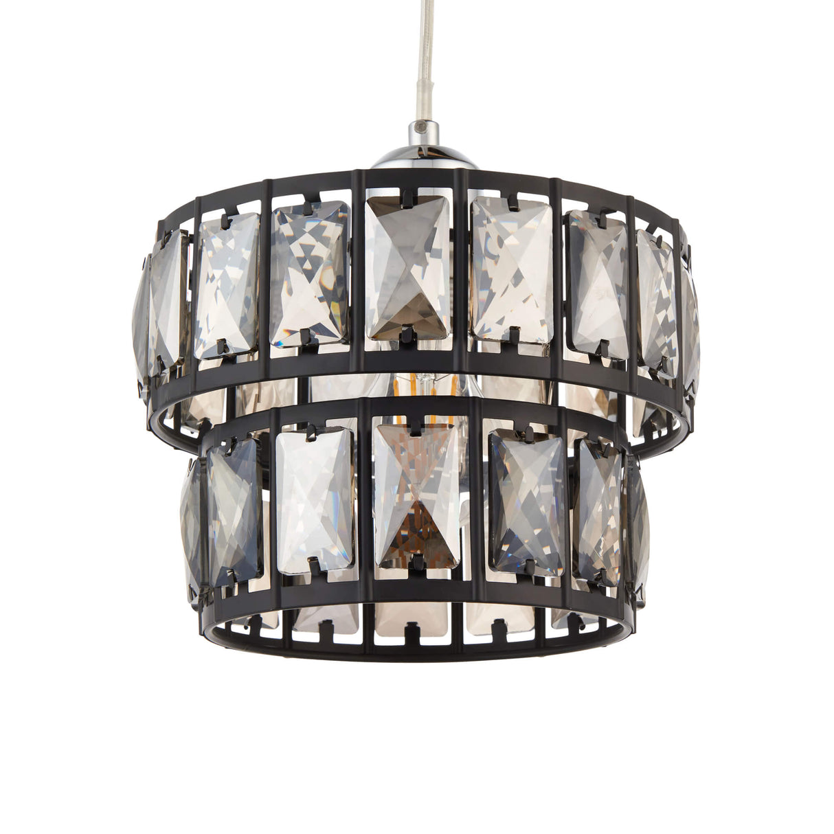 Pagazzi Darla Black Ceiling Pendant Shade