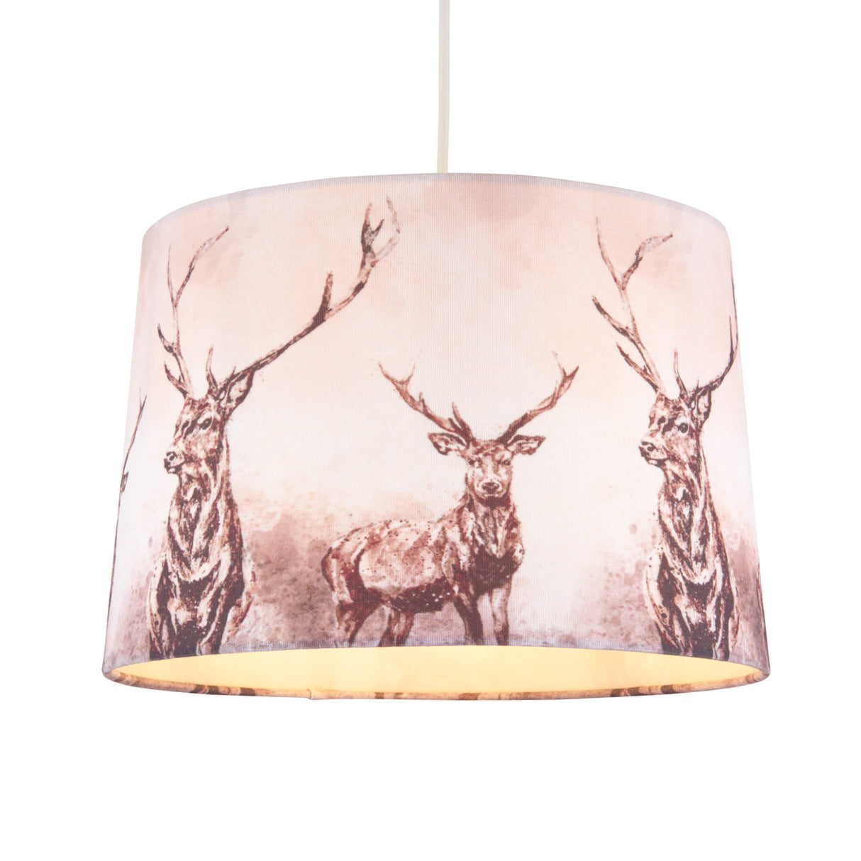 Pagazzi Hamish Sepia Printed Lamp Shade