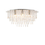 Pagazzi Winona Small Crystal Flush Ceiling Light