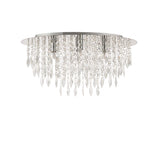 Pagazzi Winona Small Crystal Flush Ceiling Light