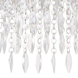 Pagazzi Winona Small Crystal Flush Ceiling Light