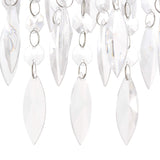 Pagazzi Winona Small Crystal Flush Ceiling Light