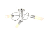 Pagazzi Patras Chrome 3 Light Semi Flush Ceiling Light