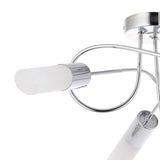 Pagazzi Patras Chrome 3 Light Semi Flush Ceiling Light