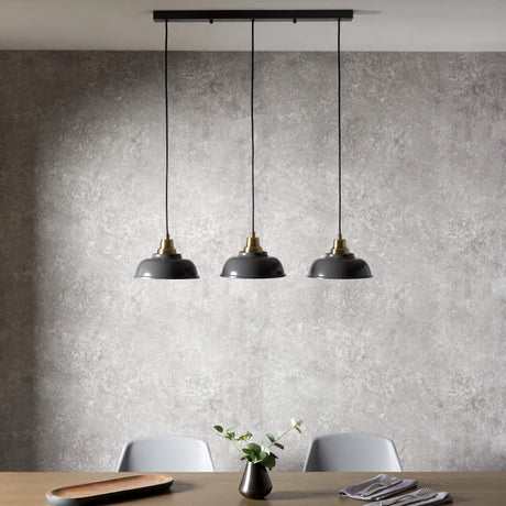 Pagazzi Bakewell Grey Bar Pendant