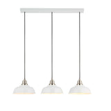 Pagazzi Bakewell 3 Light White Ceiling Pendant Bar