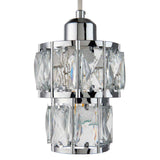 Pagazzi Darla Small Chrome Ceiling Light Pendant