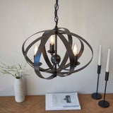Pagazzi Midnight 3 Light Matte Black Pendant Ceiling Light