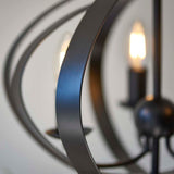 Pagazzi Midnight 3 Light Matte Black Pendant Ceiling Light