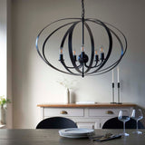 Pagazzi Midnight 5 Light Matte Black Pendant Ceiling Light