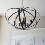 Pagazzi Midnight 5 Light Matte Black Pendant Ceiling Light