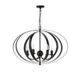 Pagazzi Midnight 5 Light Matte Black Pendant Ceiling Light