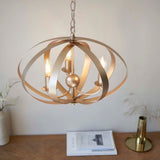 Pagazzi Midnight 3 Light Satin Gold Pendant Ceiling Light