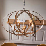 Pagazzi Midnight 5 Light Satin Gold Ceiling Light Pendant