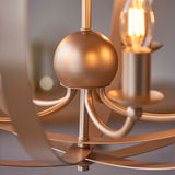 Pagazzi Midnight 5 Light Satin Gold Ceiling Light Pendant