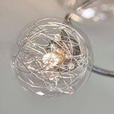 Pagazzi Jaymie 6 Light Chrome Semi Flush Ceiling Light