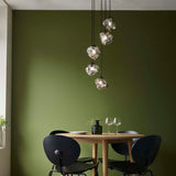 Pagazzi Molten 5 Light Smokey Glass Ceiling Pendant