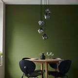 Pagazzi Molten 5 Light Smokey Glass Ceiling Pendant