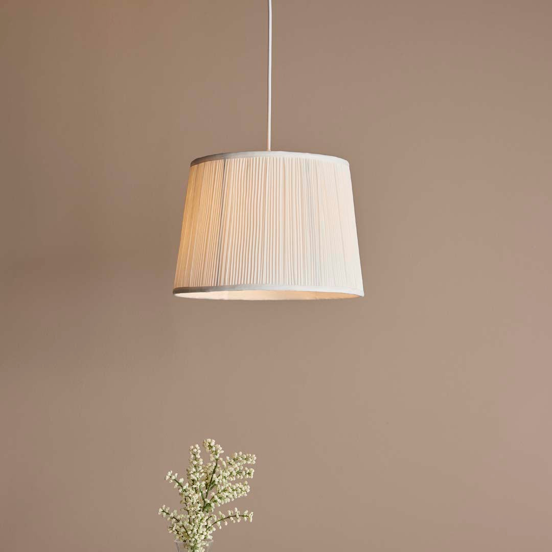 Pagazzi Pennington Ivory Lamp Shade - 25x21cm