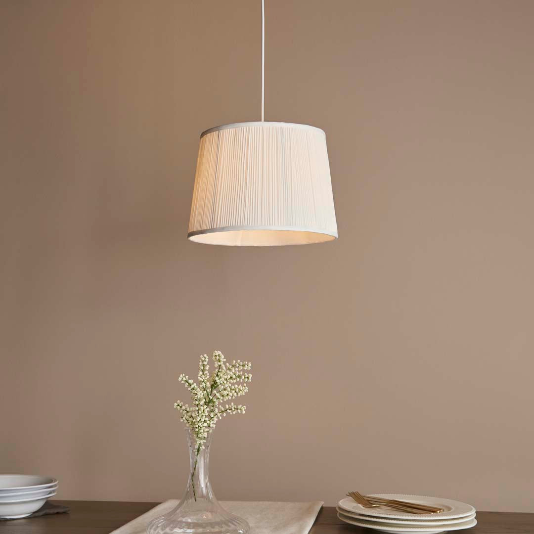 Pagazzi Pennington Ivory Lamp Shade - 25x21cm