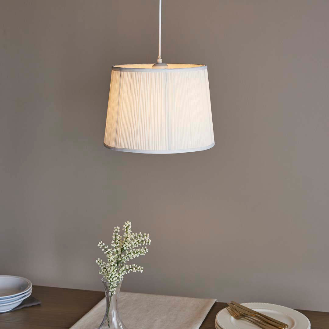 Pagazzi Pennington Ivory Lamp Shade - 25x21cm