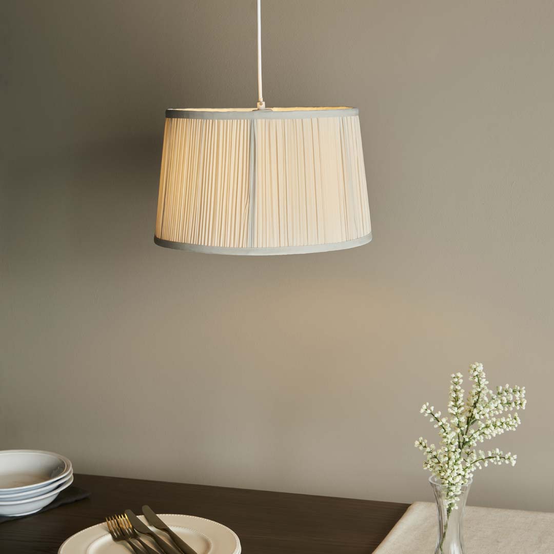 Pagazzi Pennington 30x21 Grey Lamp Shade
