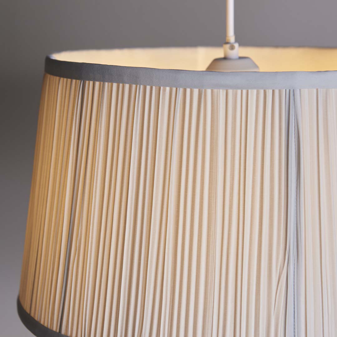 Pagazzi Pennington 30x21 Grey Lamp Shade