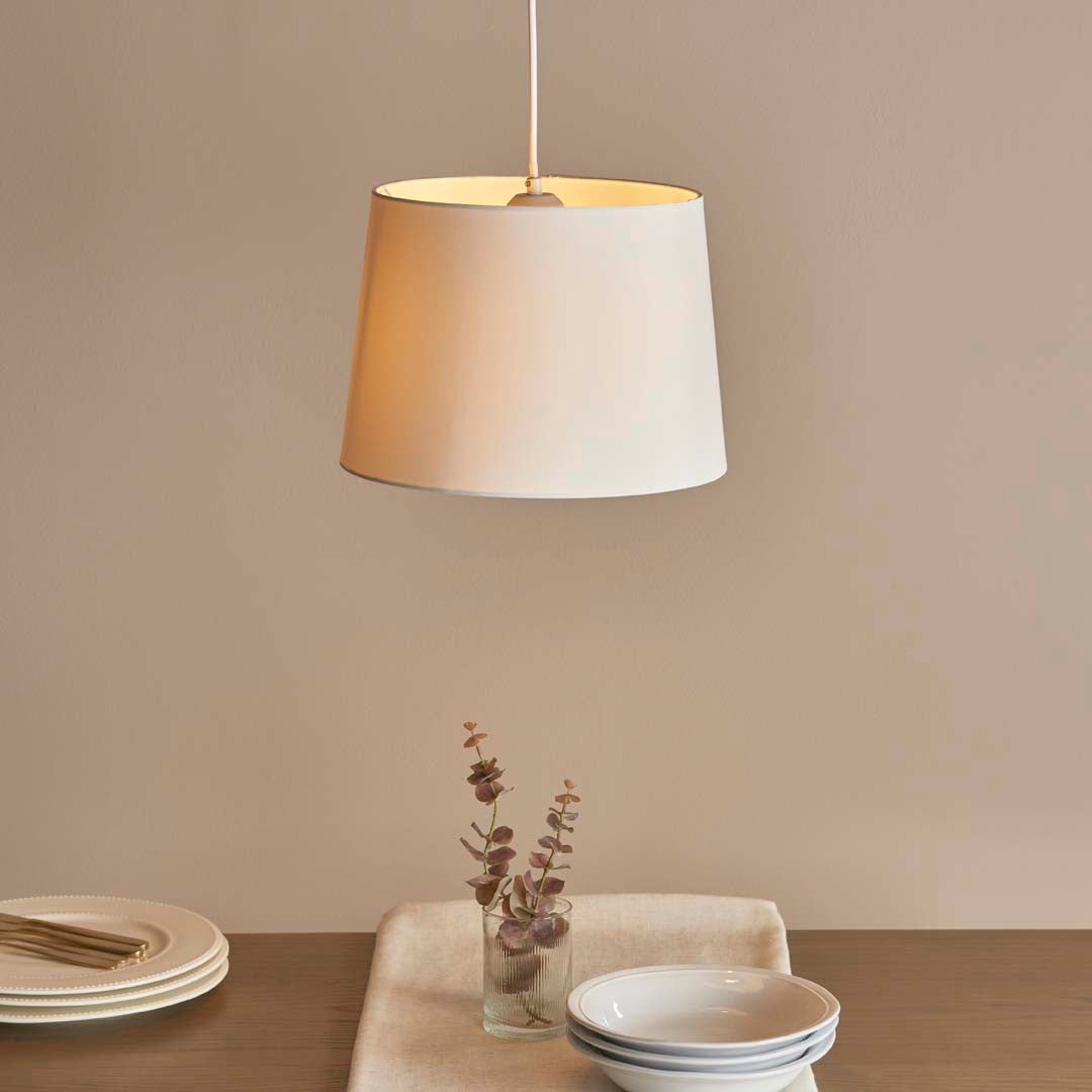 Pagazzi Tiverton 25x21 Ivory Lamp Shade