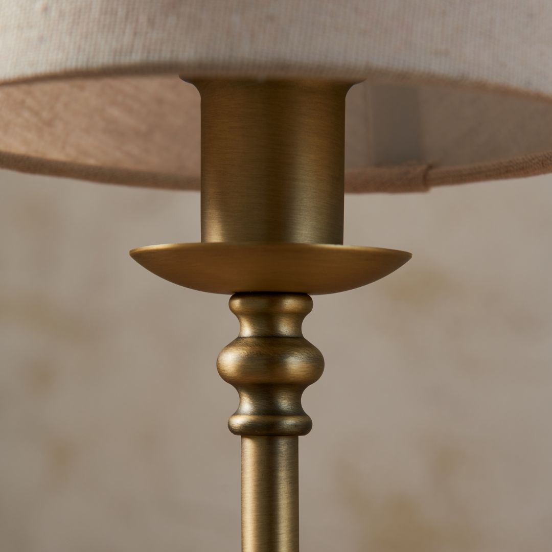 Pagazzi Fable Antique Brass Rechargeable Touch Table Lamp