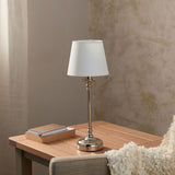 Pagazzi Fable Polished Chrome LED Rechargeable Touch Table Lamp