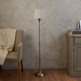 Pagazzi Fable Antique Brass Rechargeable Touch Floor Lamp