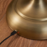 Pagazzi Fable Antique Brass Rechargeable Touch Floor Lamp