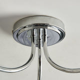 Pagazzi Hamilton 3 Light Polished Chrome Semi Flush Ceiling Light