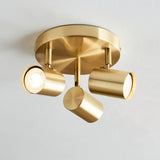 Pagazzi Hereford 3 Light Satin Gold Ceiling Spotlight