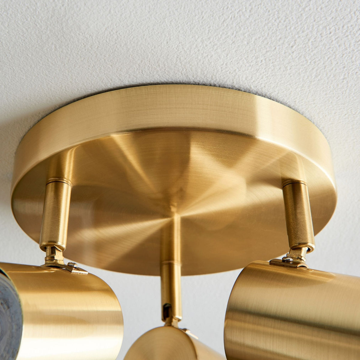 Pagazzi Hereford 3 Light Satin Gold Ceiling Spotlight