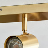 Pagazzi Hereford 4 Light Satin Gold Ceiling Spotlight Bar
