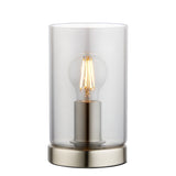 Pagazzi Kingsholm Satin Nickel Glass Touch Table Lamp