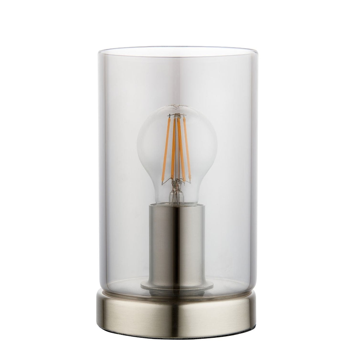 Pagazzi Kingsholm Satin Nickel Glass Touch Table Lamp