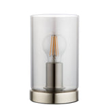Pagazzi Kingsholm Satin Nickel Glass Touch Table Lamp
