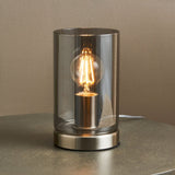 Pagazzi Kingsholm Satin Nickel Glass Touch Table Lamp