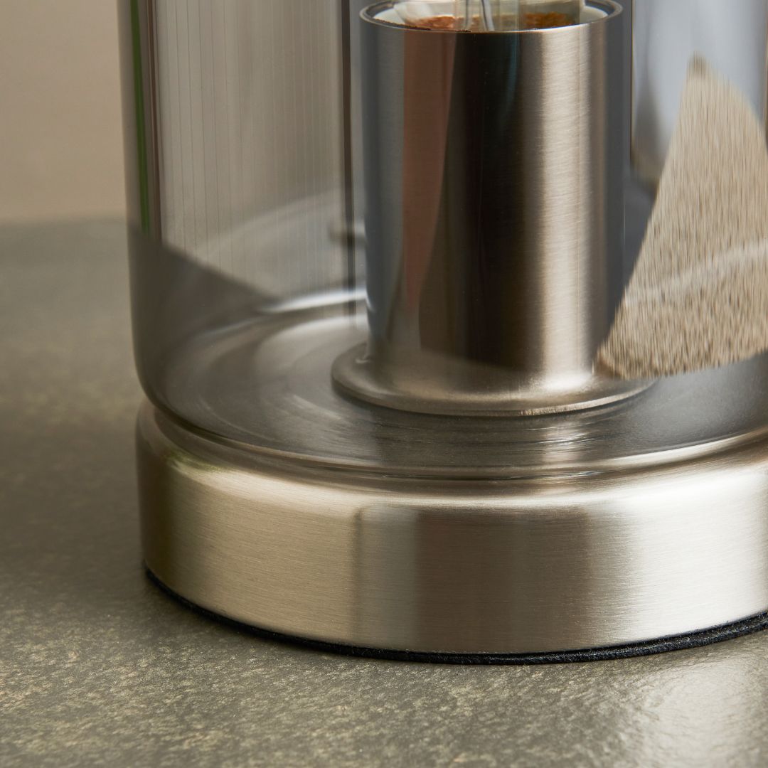 Pagazzi Kingsholm Satin Nickel Glass Touch Table Lamp