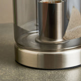 Pagazzi Kingsholm Satin Nickel Glass Touch Table Lamp