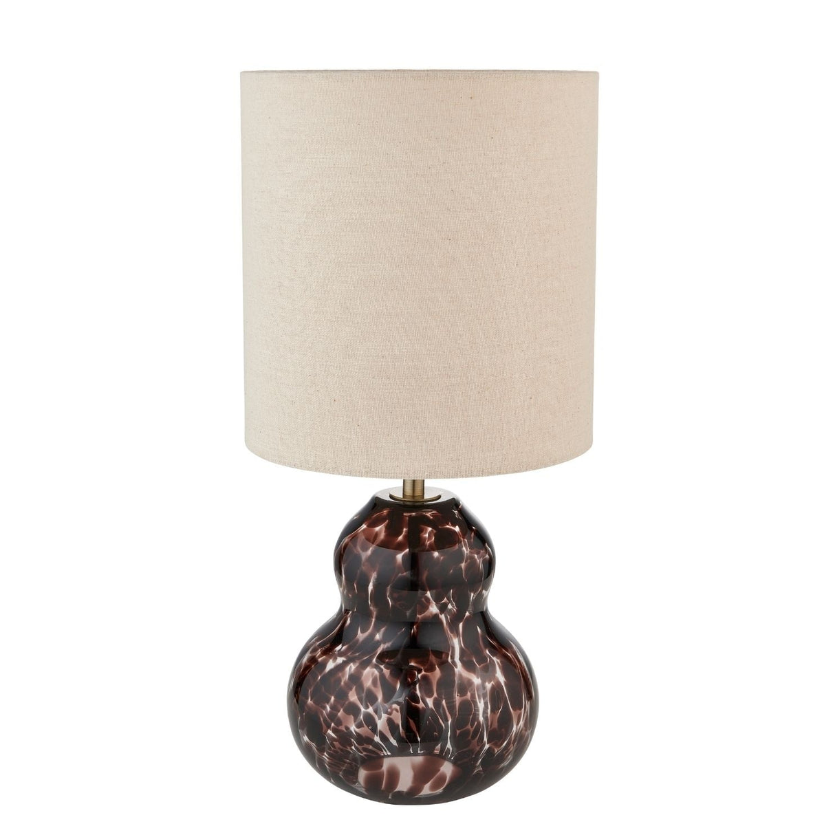 Pagazzi Maura Brown Tortoise Glass Table Lamp