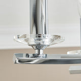 Pagazzi Morden 5 Light Polished Chrome Semi Flush Ceiling Light