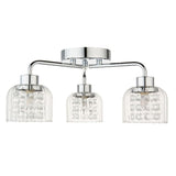 Pagazzi Yarrow 3 Light Polished Chrome Semi Flush Ceiling Light