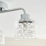Pagazzi Yarrow 3 Light Polished Chrome Semi Flush Ceiling Light